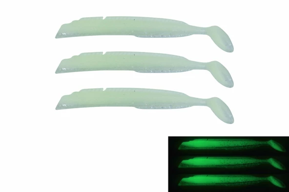 Fujin Salt Eel Body 10cm x3 Silikon Yem Gövde - 6