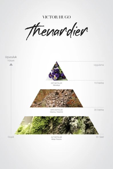 Thenardier Edp Erkek Parfümü 100ml | Odunsu, Çiçeksi | Menekşe, Odunsu, Yasemin - 4