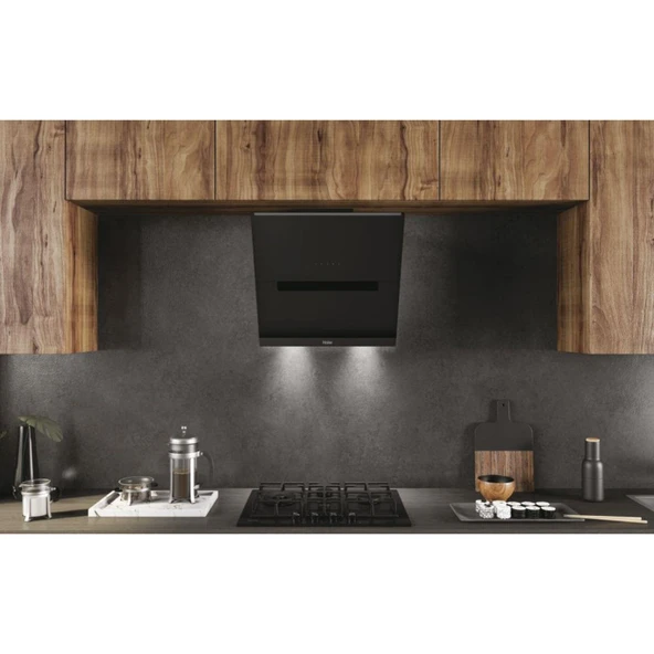 Haier HADG6DCS56B Duvar Tipi Davlumbaz Siyah - 4