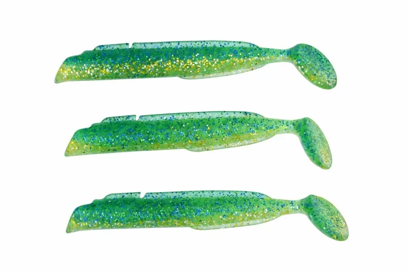 Fujin Salt Eel Body 10cm x3 Silikon Yem Gövde - 5