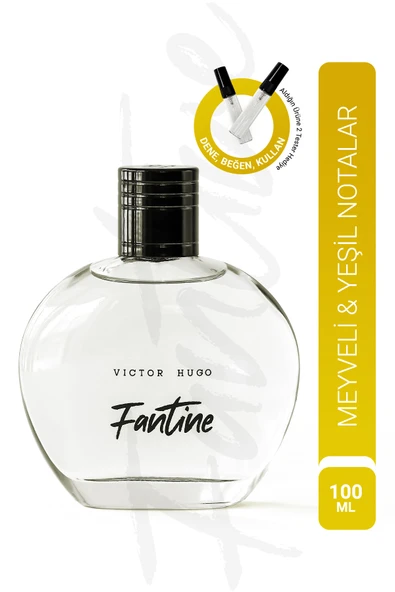 Fantine Edp Kadın Parfümü 100ml Meyveli, Çiçeksi Frenk Üzümü, Gül, İnci Çiçeği, Amber, Misk, Odunsu