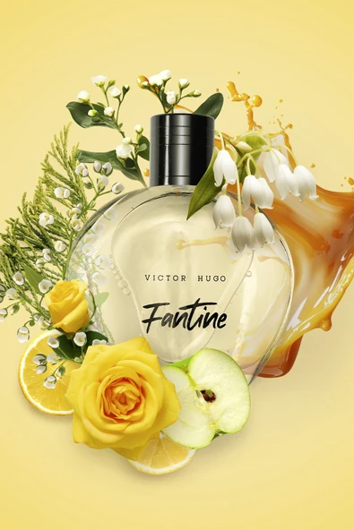 Fantine Edp Kadın Parfümü 100ml Meyveli, Çiçeksi Frenk Üzümü, Gül, İnci Çiçeği, Amber, Misk, Odunsu - 2