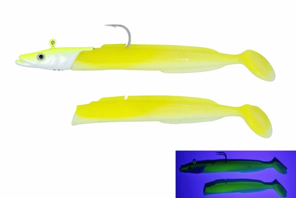 Fujin Salt Eel 10cm 12gr x2 Silikon Yem - 4
