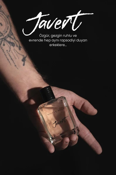 Javert Edp Erkek Parfümü 100ml | Narenciye, Marin |Bergamot , Süsen Çiçeği, Sandal Ağacı, Amber, Misk - 7