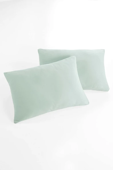 Örme %100 Pamuk Flaplı Yastık Kılıfı 50x70 cm - 6