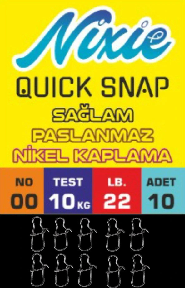 NİXİE QUİCK SNAP (Sahte Balık Klipsi)