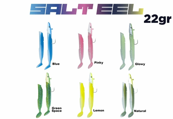 Fujin Salt Eel 13cm 22gr x2 Silikon Yem - 2
