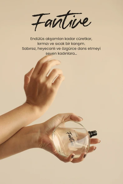 Fantine Edp Kadın Parfümü 100ml  Meyveli, Çiçeksi Frenk Üzümü, Gül, İnci Çiçeği, Amber, Misk, Odunsu - 6