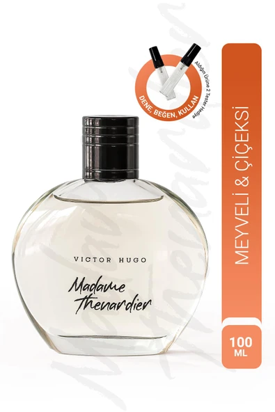 Madame Thenardier Edp Kadın Parfümü 100ml | Çiçeksi, Meyveli |Portakal, Yasemin,Sedir Ağacı, Misk