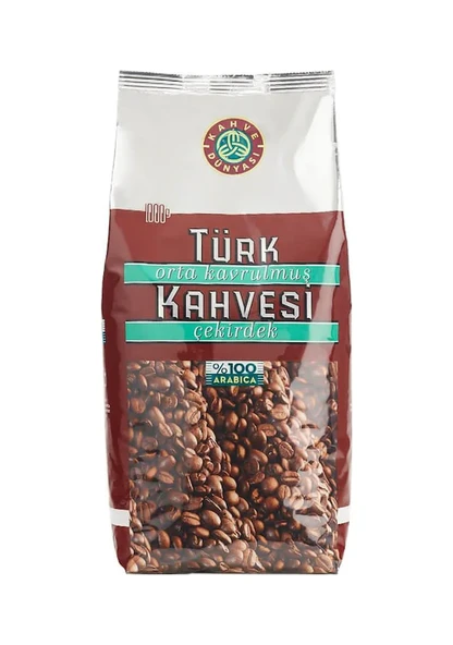 Kahve Dünyası Orta Kavrulmuş Çekirdek Türk Kahvesi 1 kg