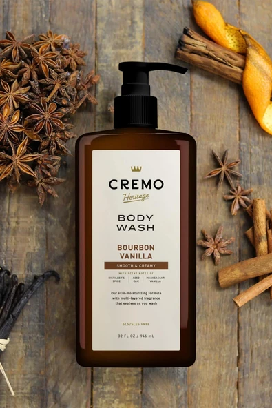 Cremo Bourbon Vanilla Duş Jeli 946ML - Resim 4