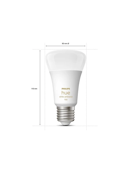 Philips Hue WA 8719514291270 Butonlu 3'lü 11W E27 Akıllı LED Ampul Başlangıç Seti - 3