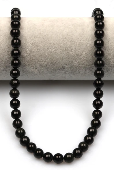 Star Diopsit Doğal Taş Dizi 8 mm Küre Kesim - 2