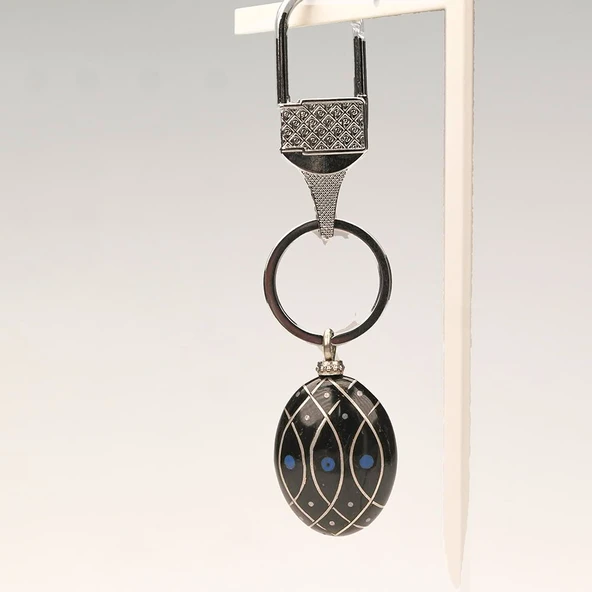Gümüş Desen  Anahtarlık - 3