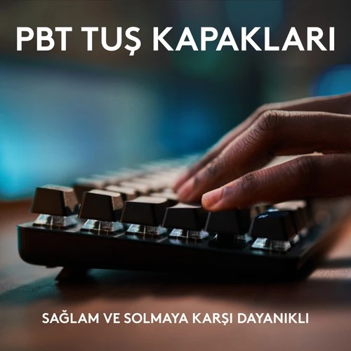 Logitech G413 Se Tkl Aydınlatmalı Türkçe Q Mekanik Oyun Klavyesi, Siyah - 3