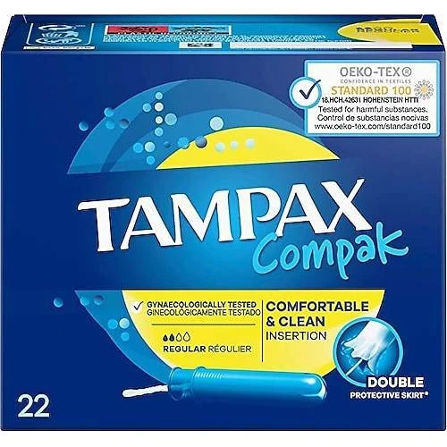 Tampax Compak Tampon Normal 22'li