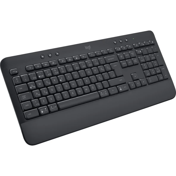 Logitech Signature K650 Tam Boyutlu Kablosuz Türkçe Q Klavye - Beyaz