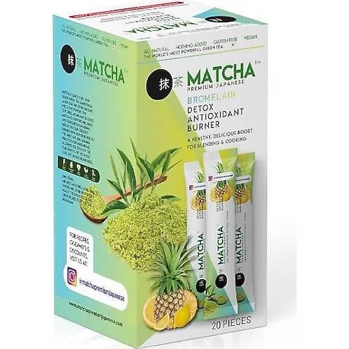 Matcha Bromelain Detox Antioxidant Burner 8 gr 20'li