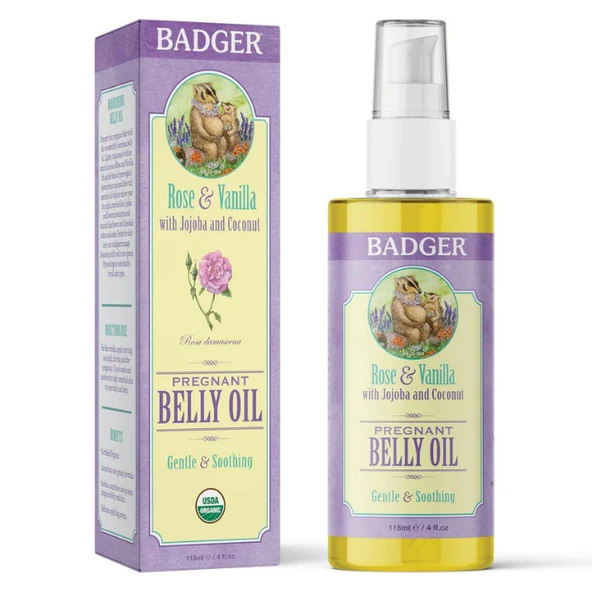 Badger Karın Bölgesi Nemlendirici Yağ / Belly Oil - 6