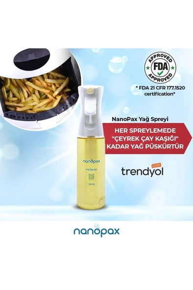 2 ADET YAĞ SPREYİ - 300ML PET ŞİŞE (PLASTİK) - Resim 2