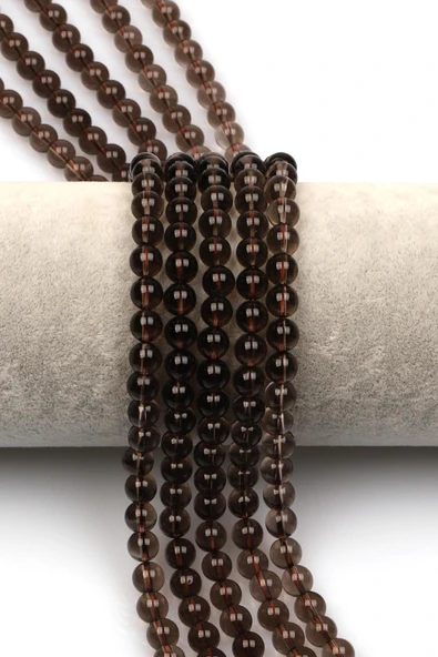 Dumanlı Kuvars (A Kalite) Doğal Taş Dizi 6 mm Küre Kesim ürün görseli
