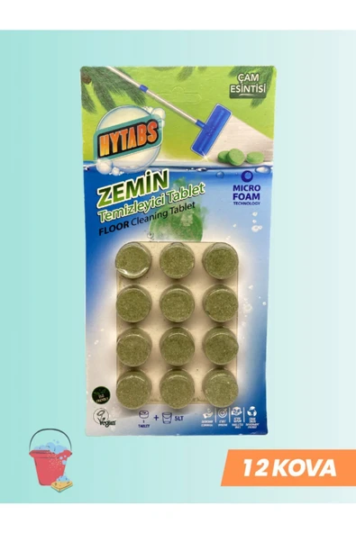 YER TEMİZLEME TABLETİ (12 ADET)