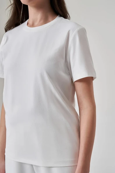 Exuma Kadın Beyaz Tişört 1522110 - 2