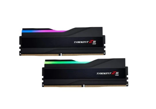 GSKILL Trident Z5 RGB Siyah DDR5-6800Mhz CL34 48GB (2x24GB) DUAL (34-46-46-108) 1.35V