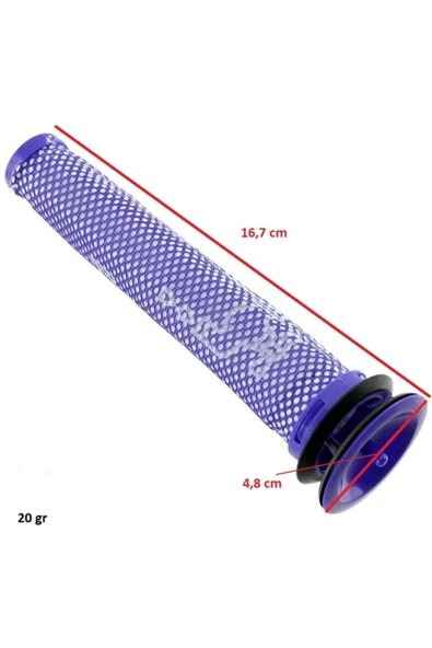 Uyumlu Model Dyson ile uyumlu 965661-01 Dik Süpürge Ön Filtresi - 2