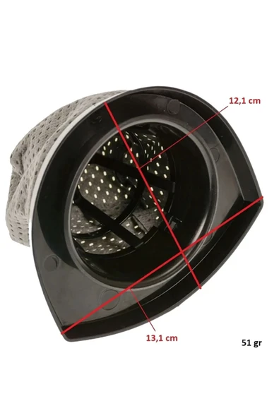 Süpürge Komple Toz Filtresi 3 parça Fa_kir Darky ile uyumlu - 2