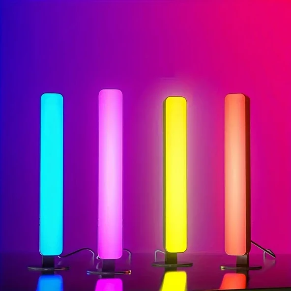 Oda için 2 adet LED Şerit Işık 24 Tuşlu IR Uzaktan Kumanda Akıllı RGB - 2