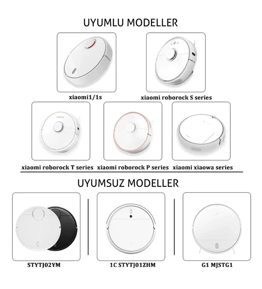 Süpürge Fırça ve Filtre Seti Xomi Rbrock S5 Robot ile uyumlu - 2