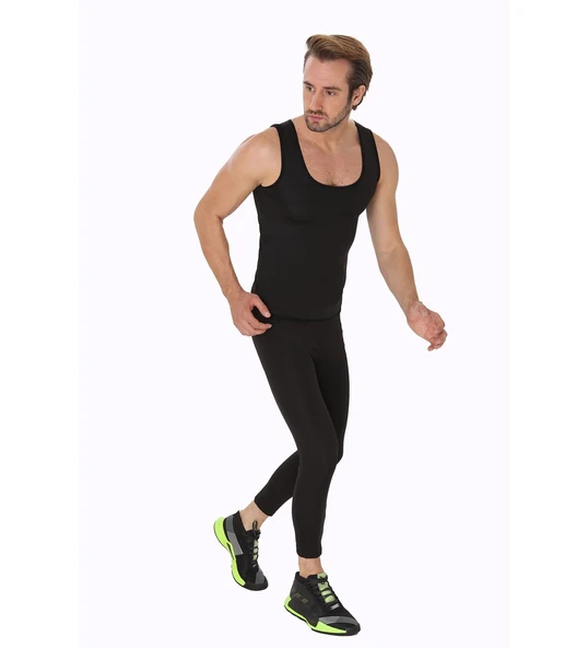 Erkek Termal Polimer Tayt Ve Atlet Ikili Takım HotPower ürün görseli 1