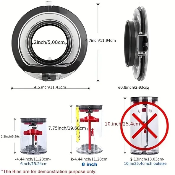Dyson V10 V11 SV12 SV14 SV15 Elektrikli Süpürge Aksesuarları Toz Toplama Kutusu kapağı - 5