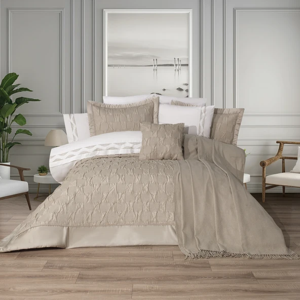 Schafer Home Moneta Çeyiz Seti 11 Parça-Bej