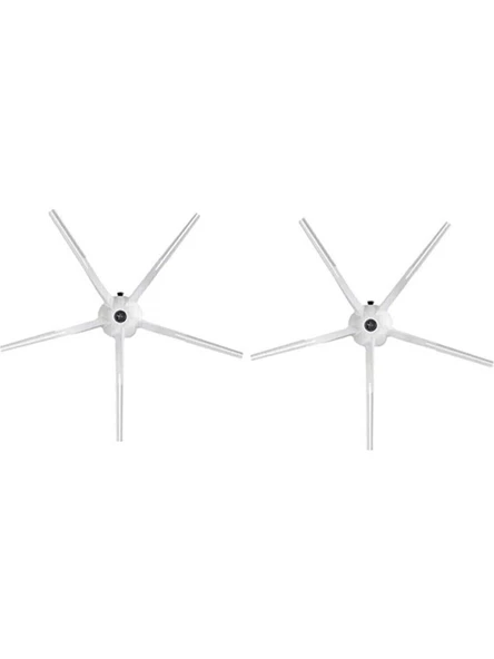 Robot Süpürge 5 kollu beyaz fırçası, Xomi Rborock S51, S6 ve S5 Max 2 Adet ürün görseli 1