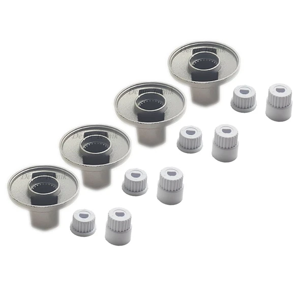 Vstel Uyumlu 4 Adet Set Üstü Ankastre Ocak Düğmesi Bakır renk - 2