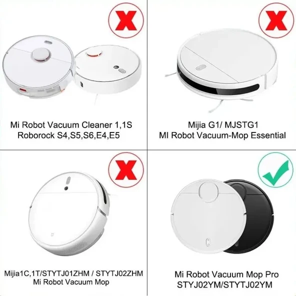 7 adet Xaomi Mi Robot Vacuum Mop Pro STYJ02YM Full set - Resim 4