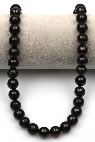 Shungite Doğal Taş Dizi 10 mm Küre Kesim - Resim 2