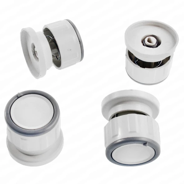 Ankastre Ocak Fırın Beyaz Düğme Seti - Resim 2