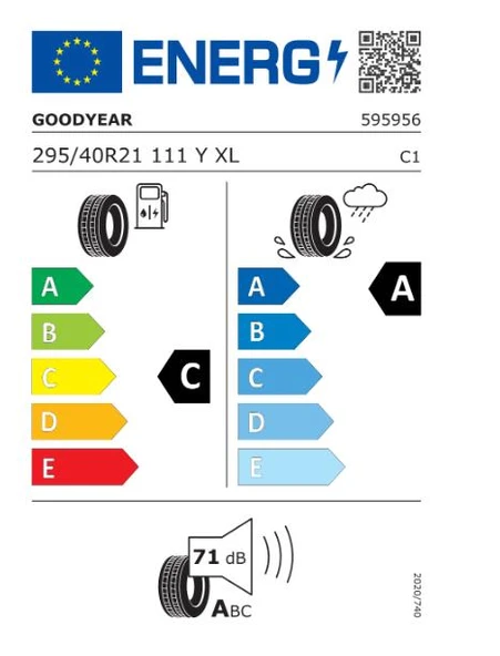 Goodyear 295/40 R21 111Y Eagle F1 Asymmetric 6 XL FP Oto Yaz Lastiği (Üretim: 2024) - Resim 2
