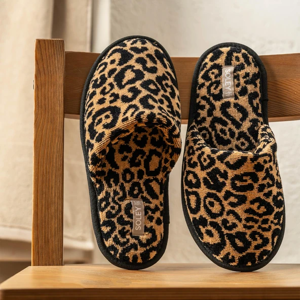 Soley | Panthera | %100 Pamuk Havlu Terlik - 2