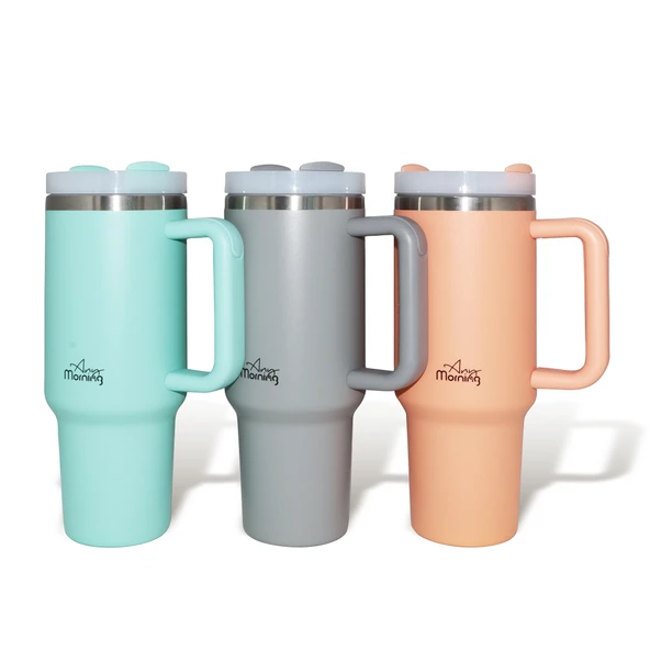 Any Morning SI2440217 Çift Katman Paslanmaz Çelik Termos Mug 1200 Ml Su Yeşili, Sızdırmaz ve Üç Aşamalı Çevrilebilir Kapak - 4