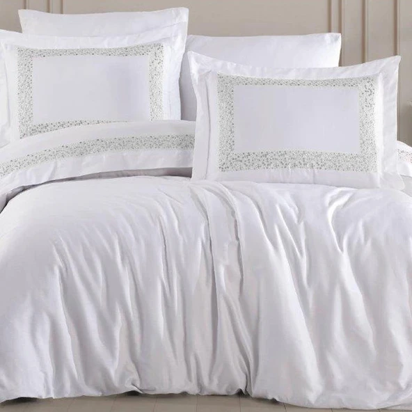 Özdilek Çift Kişilik Nakışlı Nevresim Takımı Seti Jasmin - 2