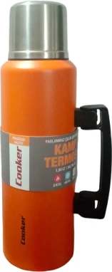 Cooker 1.5 Lt Kulplu Paslanmaz Çelik Termos - 3