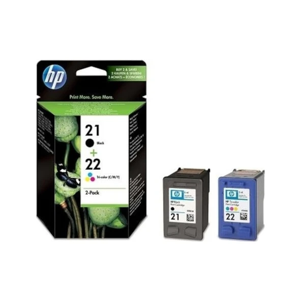 Hp 21 22 Sd367Ae Kartuş İkili Paketi