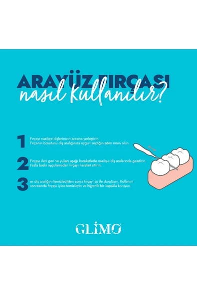 Glimo Soft Picks Arayüz Fırçası xSmall 50'li - 7