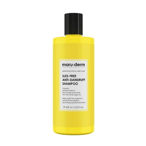 Maru.Derm Kepeğe Karşı Etkili Sülfatız Şampuan 400 ML | Normal/Yağlı Saçlar | Sülfatsız,Tuzsuz,Vegan Şampuan - 3