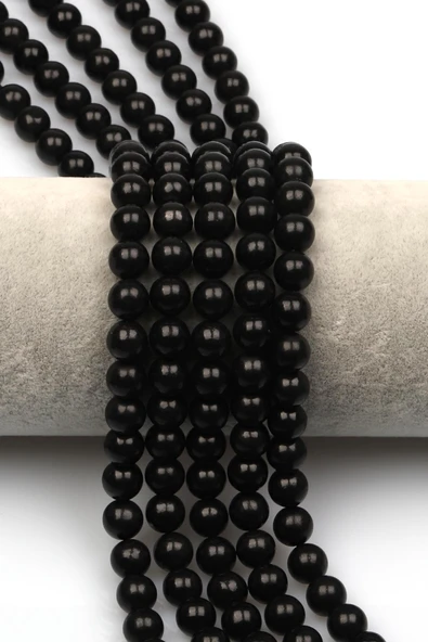 Shungite Doğal Taş Dizi 8 mm Küre Kesim ürün görseli