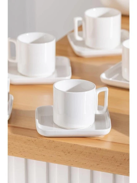 Acar Pure Royal 6 Kişilik Çay-Nescafe Fincanı Takımı SCT-05415 - 2